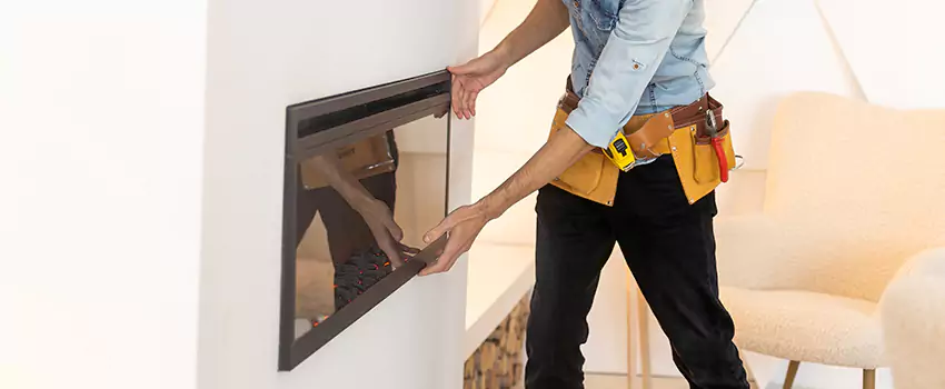 Metal Fireplace Installation in Alice, Texas