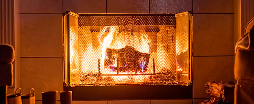 Mendota Hearth Landscape Fireplace Installation in Alice, Texas