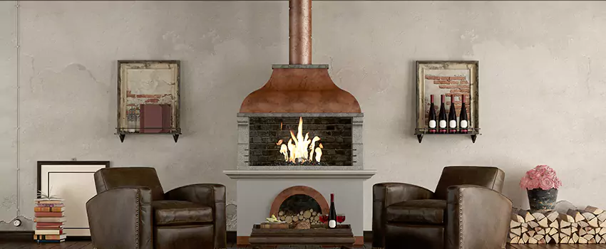 Thelin Hearth Products Providence Pellet Insert Fireplace Installation in Alice, TX