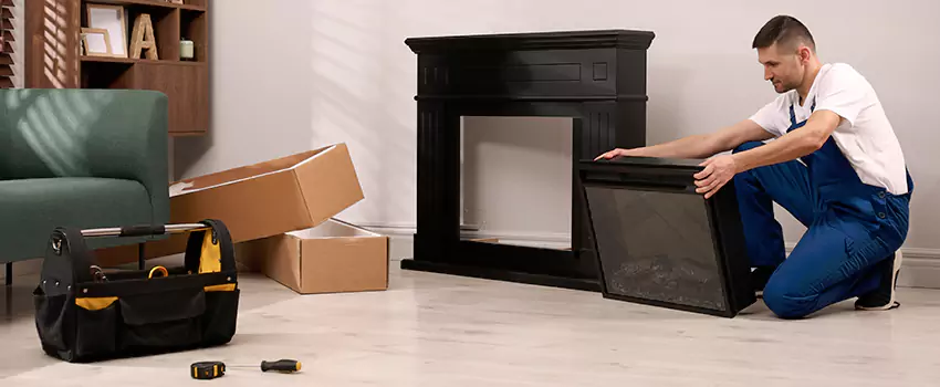 Old Rusted Metal Fireplace Repair And Replacement in Alice, TX